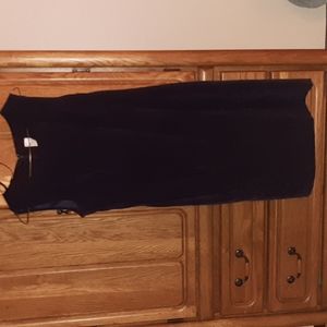 Christopher Banks dress with jacket dark purplish black color size 10